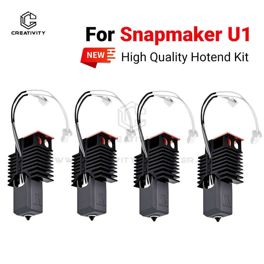 High Flow Ceramic Hotend - Vollständig montiertes Hotend für Snapmaker U1,