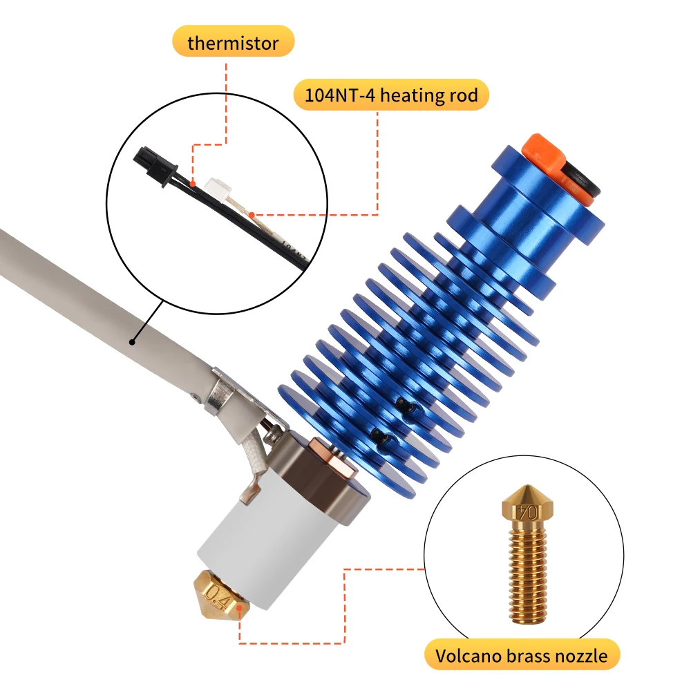 Corexy 3D Printer Kit - Volcano Hotend Kit 24V 60W für